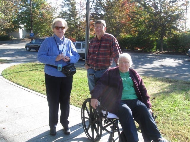 Mary B Warren with Ruby Talley Smith