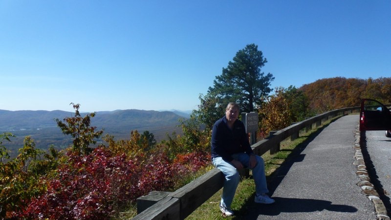 David on Blue Ridge Parkway
