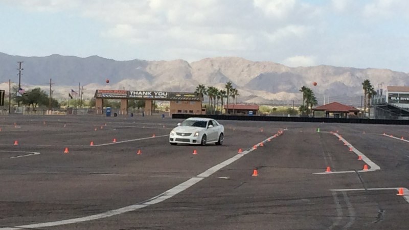 CTS-V on Autocross