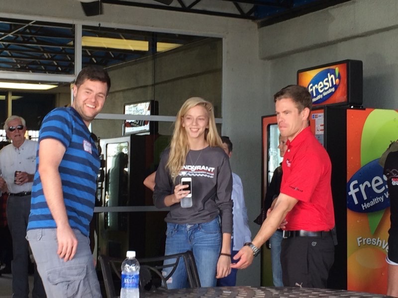 Erik and cousin with Instructor