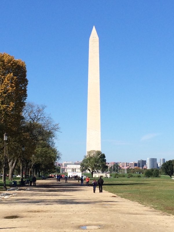 Washington Mall was across the Potomac