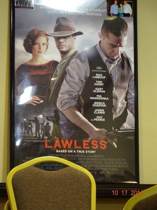 Lawless Poster Highlights the Bondurant Boys of Franklin Co VA