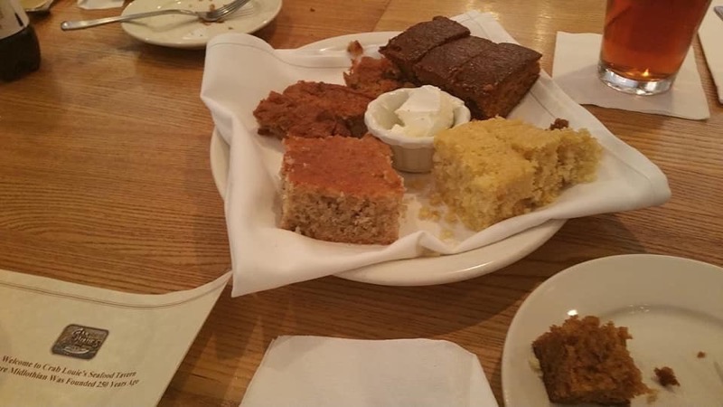 Bread Plate at Crab Louie