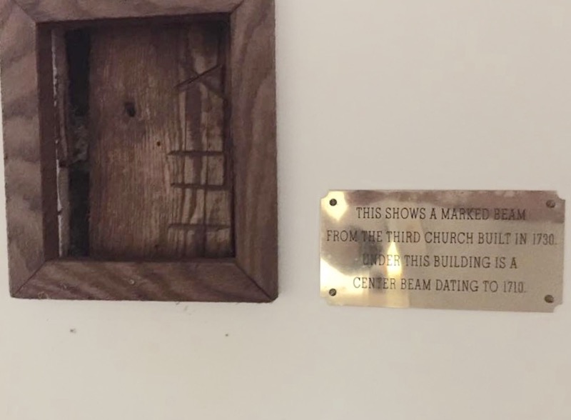 Original Beam from 1730 Church