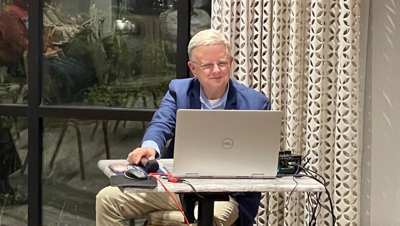 Tom Bondurant Ran the Zoom Meeting