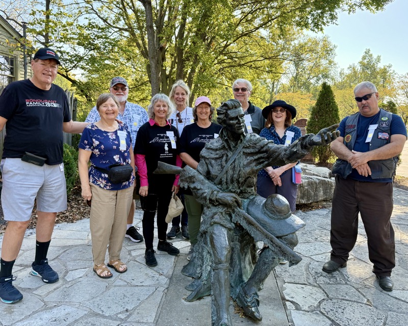 At Daniel Boone Statue