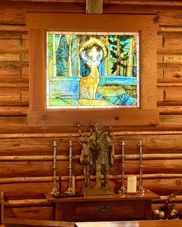 Stained Glass Window in Church