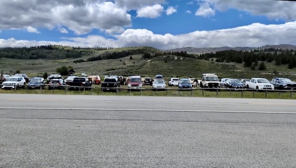 Parking at Bondurant Picnic