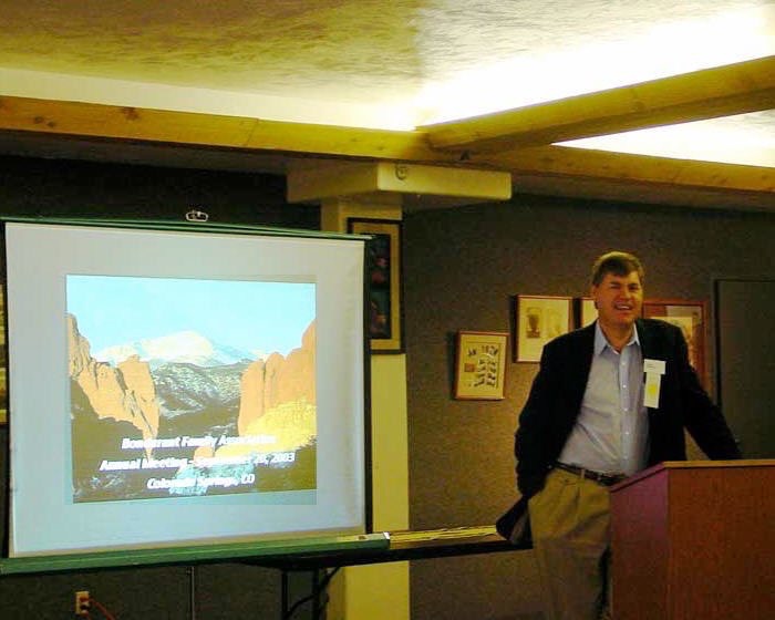 David Bondurant opens annual meeting