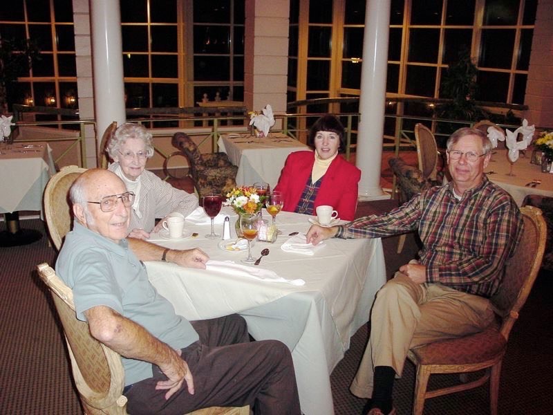 Meeting Kin at Buffet Dinner