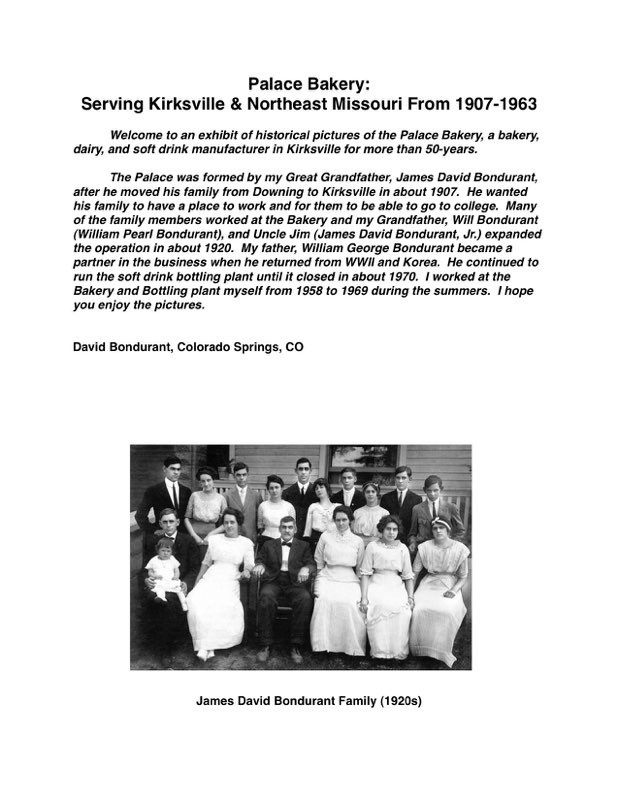 Palace Bakery Exhibit Poster