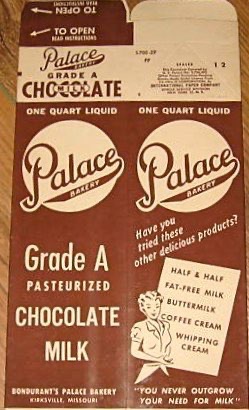 Palace Bakery Choc Milk Bottle