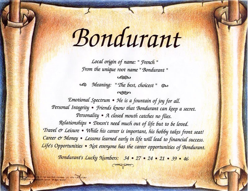 Bondurant Scroll
