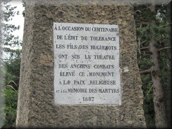 Inscription on Monument